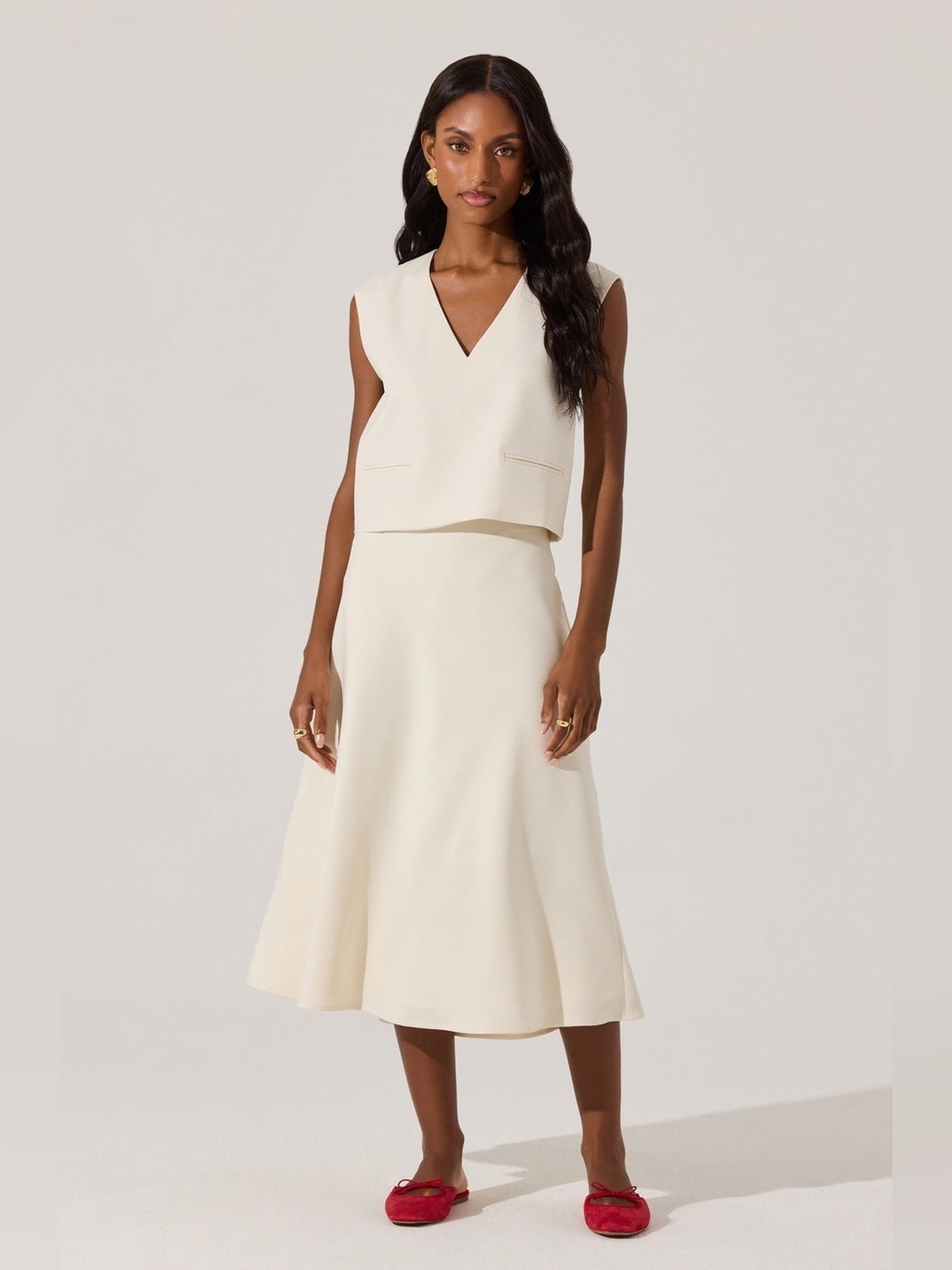 ASTR THE LABEL Tank Skirt Set XS